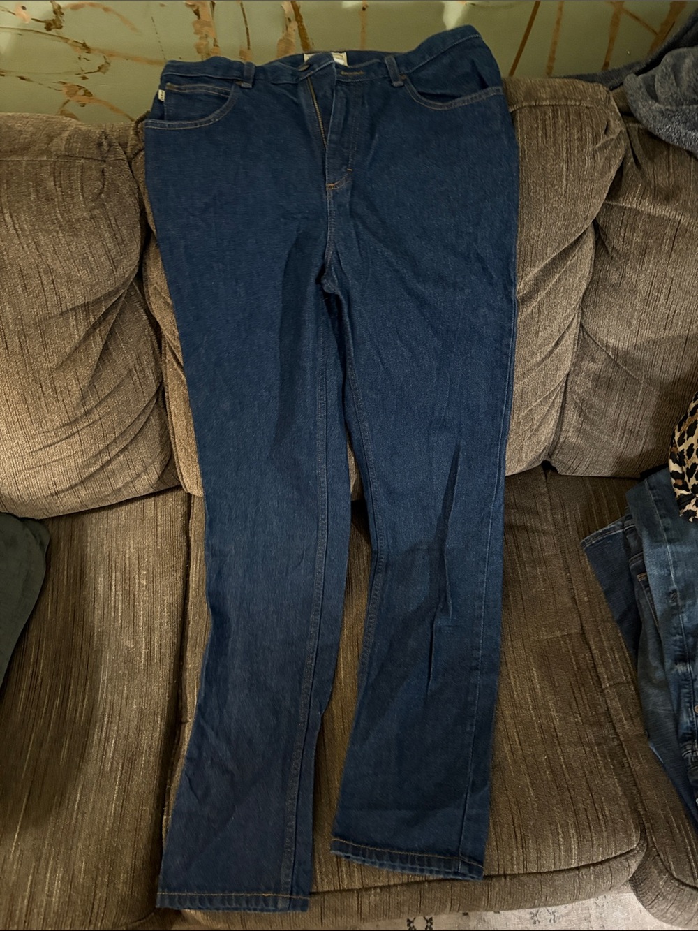 L.L. Bean Men's Straight-Leg Jeans in Dark Blue